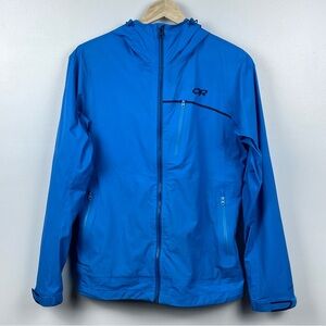 Outdoor Research Women's Blue Insterstellar Full Zip Nylon Jacket Size S; Active